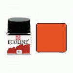 Краска акварельная жидкая Ecoline, Сиена жженая 411, 30мл, Royal Talens 411