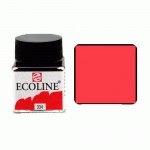 Краска акварельная жидкая Ecoline, Красная яркая 334, 30мл, Royal Talens 334