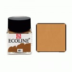 Краска акварельная жидкая Ecoline, Золото 801, 30мл, Royal Talens 801