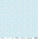 Односторонняя бумага для скрапбукинга 30 * 30см 'Облака' (Baby Boy) 190 г / м SM1700006