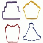 Набір металевих форм для печива 'Party cutter set' 4 шт. Wilton 2308-0909