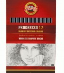 Олівець бездеревний графітний PROGRESSO,6B 6B