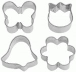 Набор металлических форм для резки мастики 'Garden Shapes ', 4шт. Wilton W417443