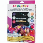Набор красок для аквагрима 'Princess Gift set' 6тиар+3краски+2карандаша+кисть+2спонжа Snazaroo 1198001