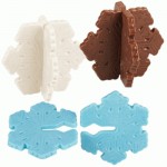 Набір пластмасових форм для створення 3D цукерок Сніжинки, 6 шт. W50021, Wilton W50021