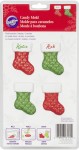 Набір пластмасових форм для цукерок Новорічний чобіток, 4 шт. W150172, Wilton W150172