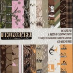 Набор двухсторонней бумаги для скрапбукинга Uniformed Collection, 15х15см, 24 аркуші RTPP0606