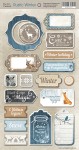 Чипборд для скрапбукінгу ’’Rustic Winter', 18шт. SM2100019 SM2100019