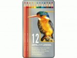 Набір кольорових олівців Bird, 12шт. металева коробка, Bruynzeel 8511M12