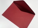 Конверт А6, вишневий, 11*15,6см 
