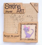 Набір для дитячої творчості  String Art Кіт, 20*20см 952909