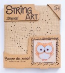 Набор для детского творчества String Art Сова, 20 * 20см 952897
