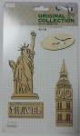 Набір чипбордів дерев’яних, Travel, 10*5см, 5*2,3см, 10*2,5см, 3шт., 5680