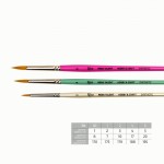 Пензлик синтетика кругла Hobby Craft, №6, Rosa Talent 