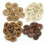 Набор люверсов Wide Eyelets - Aluminum Brown, 40 шт, d5мм, 41593-0 41593-0