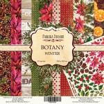 Набір двохстороннього паперу для скрапбукінгу 30*30см 'Botanica winter', 200г/м2, 10 арк. FDSP-01021 FDSP-01021