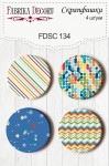 Набор металлических фишек 4шт., FDSC-134 Фабрика Декора FDSC-134