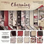 Набор двусторонней бумаги для скрапбукинга 20 * 20см 'Charming' 10 листов, 190г / м2, SM3300016 SM3300016