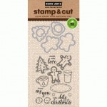 Набор штампы + ножи Santa snacks stamp & cut, Hero Arts, DC213 DC213