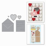 Набор ножей для вырезания Love Letter, 5шт., Spellbinders S3-313