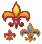 Набір ножів для вирізання Fleur De Lis, 3шт., Spellbinders P5-004