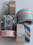 Набор бумажного декоративного скотча 9шт. в тубе Rose Quartz & Serenity, Paper Studio