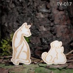 Чипборд 'Набор животных' 70х70мм TV-017 TV-017