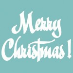 Чипборд 'Merry Christmas' 55х70мм SL-215 SL-215