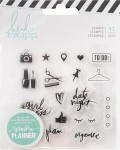 Набор акриловых штампов, 17шт.`Everyday` Heidi Swapp Fresh Clear Stamps. 313957 313957