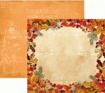 Бумага двусторонний для скрапбукинга 'Botany autumn', 30*30см, FDSPS-9-03 FDSPS-9-03