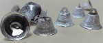 Дзвіночок декоративний текстурний сріблястий 22мм. K-015 K-015