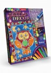 Набір для креативної творчості 'Glitter decor' 'Совеня' укр., GD-01-03U. Danko Toys GD-01-03U