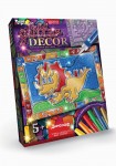 Набір для креативної творчості 'Glitter decor' 'Динозавр' укр., GD-01-02U. Danko Toys GD-01-02U