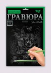 Набор для творчества 'Гравюра' А4, Гр-А4-02-10с, Danko Toys Гр-А4-02-10с