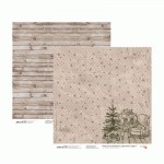 Бумага двусторонняя для скрапбукинга, 30 * 30см 'New Year`s magic' 1, 200г / м2 5316042 5316042