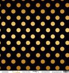 Односторонняя бумага для скрапбукинга 30 * 30 см 'Golden Dots Blue' (Every Day) 190 г / м. SM4500001 SM4500005