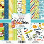 Набір двостороннього паперу для скрапбукінгу 20*20см 'Cool Teens', 200г/м2, 10 арк., 02062 02062