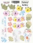 Набір наклейок (стікери) 'Summer holiday-2', 21*16см, FDSTK-038 FDSTK-038