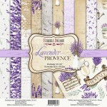 Набор двусторонней бумаги для скрапбукинга 20 * 20см 'Lavender Provence ', 200г / м2, 10 л., 02064 02064