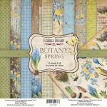 Набор двусторонней бумаги для скрапбукинга 20 * 20см 'Botany Spring', 200г / м2, 10 л., 02066 FDSP-02066