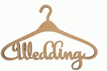 Заготовка вешалка 'Wedding', МДФ, 45х30,5см, ROSA TALENT 