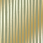 Лист одностороннього паперу з фольгуванням 'Golden Stripes Olive'', 30*30см, 200г/м2, 14-007 14-007