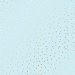 Лист одностороннього паперу з фольгуванням 'Golden Drops Blue', 30*30см, 200г/м2, 13-007 13-007