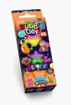 Набір для креативної творчості 'Bubble Clay' FLUORIC' 6кол. укр.  BBC-FL-6-02U. Danko Toys BBC-FL-6-02