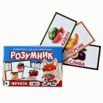 Игра 'Маленький розумник- фрукты' 30303 (укр.), Картонная коробка, STRATEG 30303