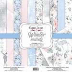 Набор двусторонней бумаги для скрапбукинга 20 * 20см 'Winter melody ', 200г / м2, 10 л., 02077 02077