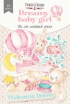 Набор бумажных высечек для скрапбукинга 'Dreamy baby Girl' 55шт. FDDCS-04081 FDDCS-04081