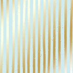 Лист одностороннього паперу з фольгуванням 'Golden Stripes Mint', 30*30см, 200г/м2, 14-004 FDFMP-14-004