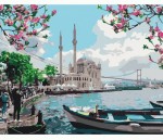 Набір акриловий живопис за номерами 'Турецьке узбережжя' 40*50см, KHO2166 KHO2166