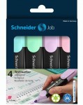 Набір маркерів текстовиділювачів JOB, 4паст.кольори , S115098 S115098